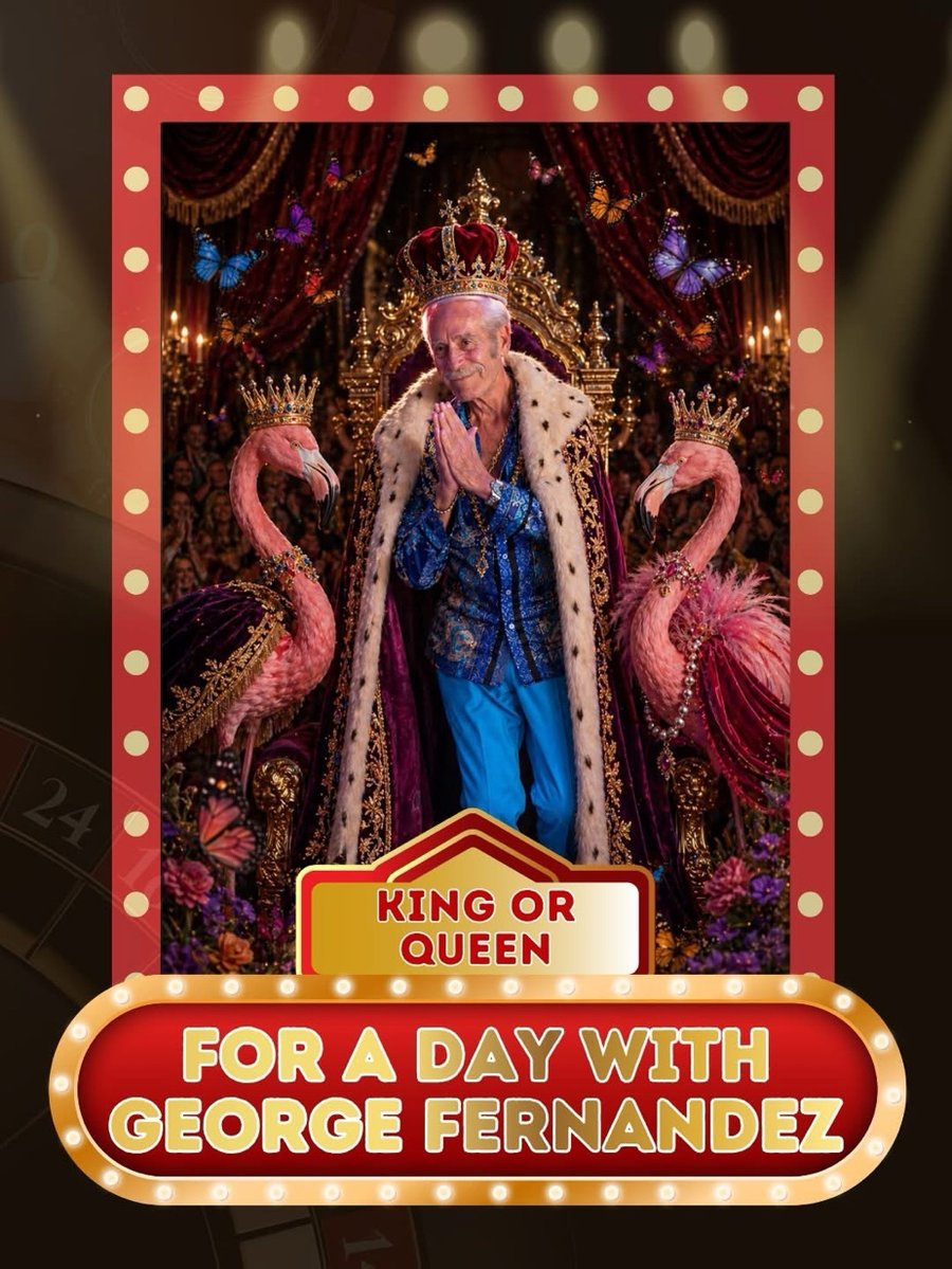 King & Queen for the Day with George Fernandez